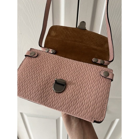 Patricia Nash Pink Bianco Organizer Crossbody Wristlet Brand new ! Leather Suede - Picture 3 of 14